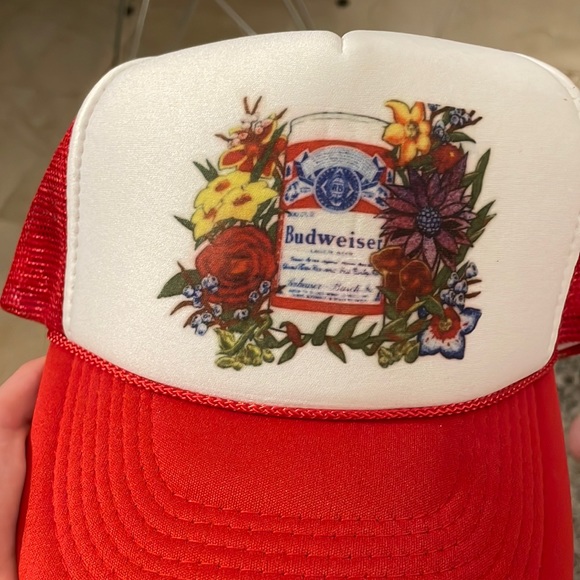 Accessories - Budweiser Vintage Trucker Hat Cap
